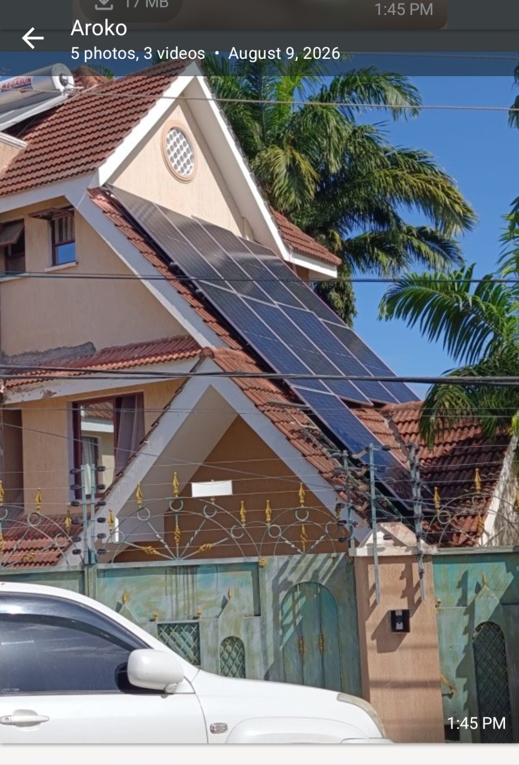 Access Home Solar panels installed on a residential rooftop