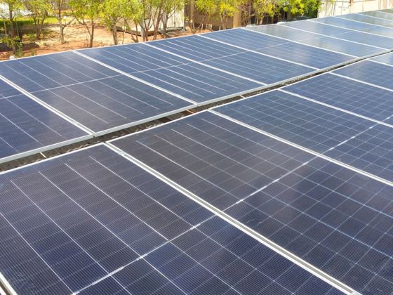 Solar panel installation